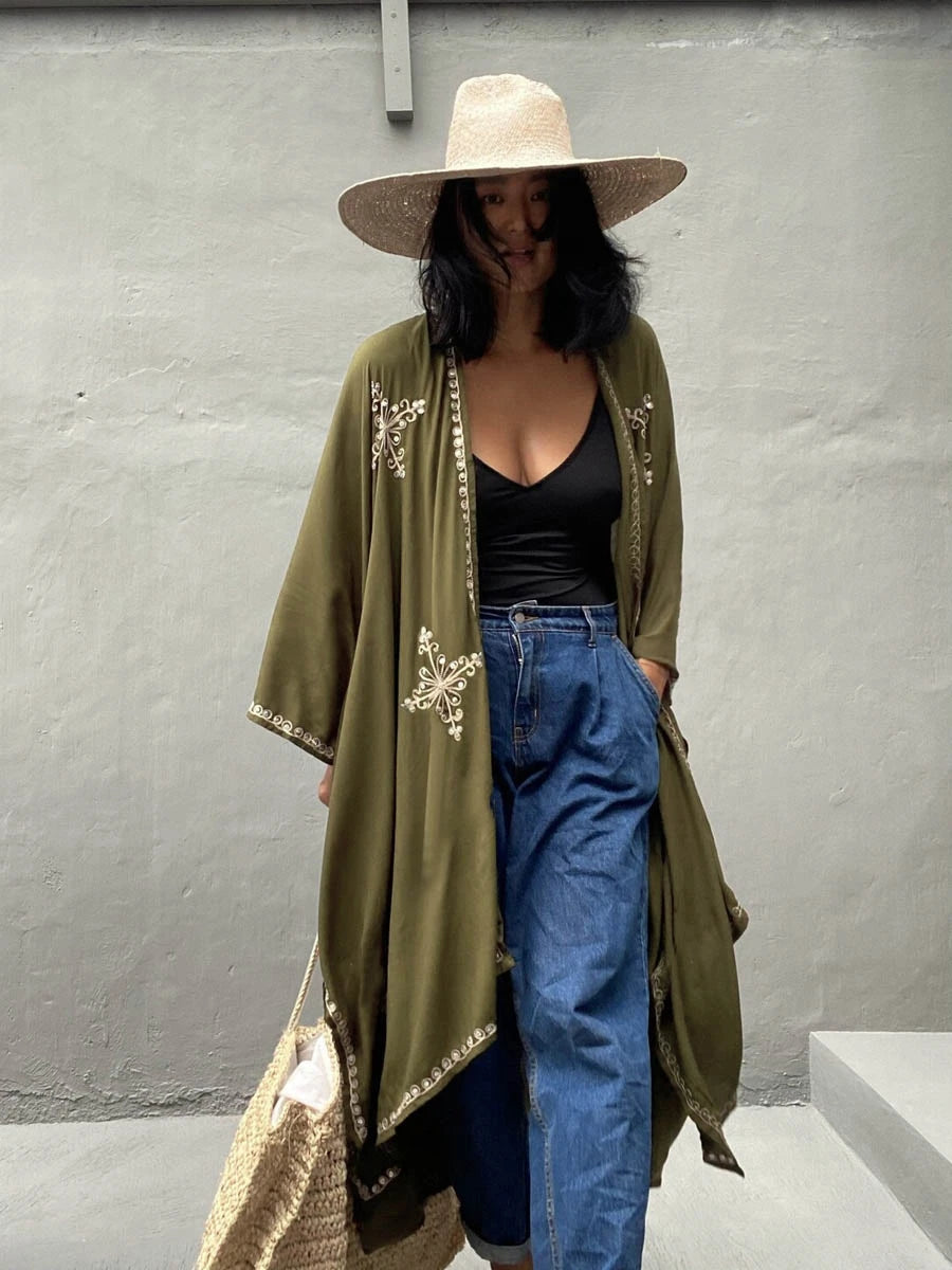 Embroidery Kimono