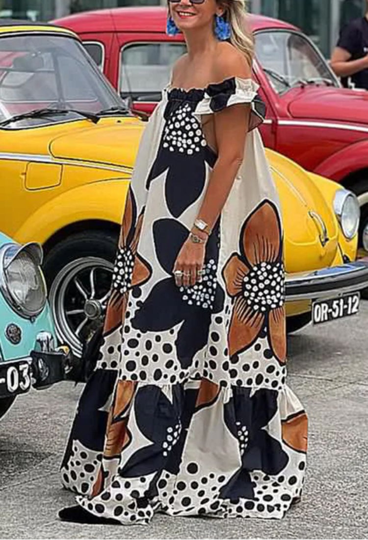 Off Shoulder Maxi