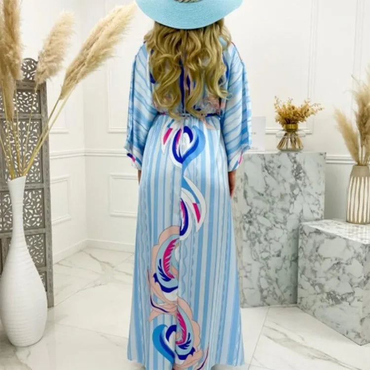 Boho Print Long Dress