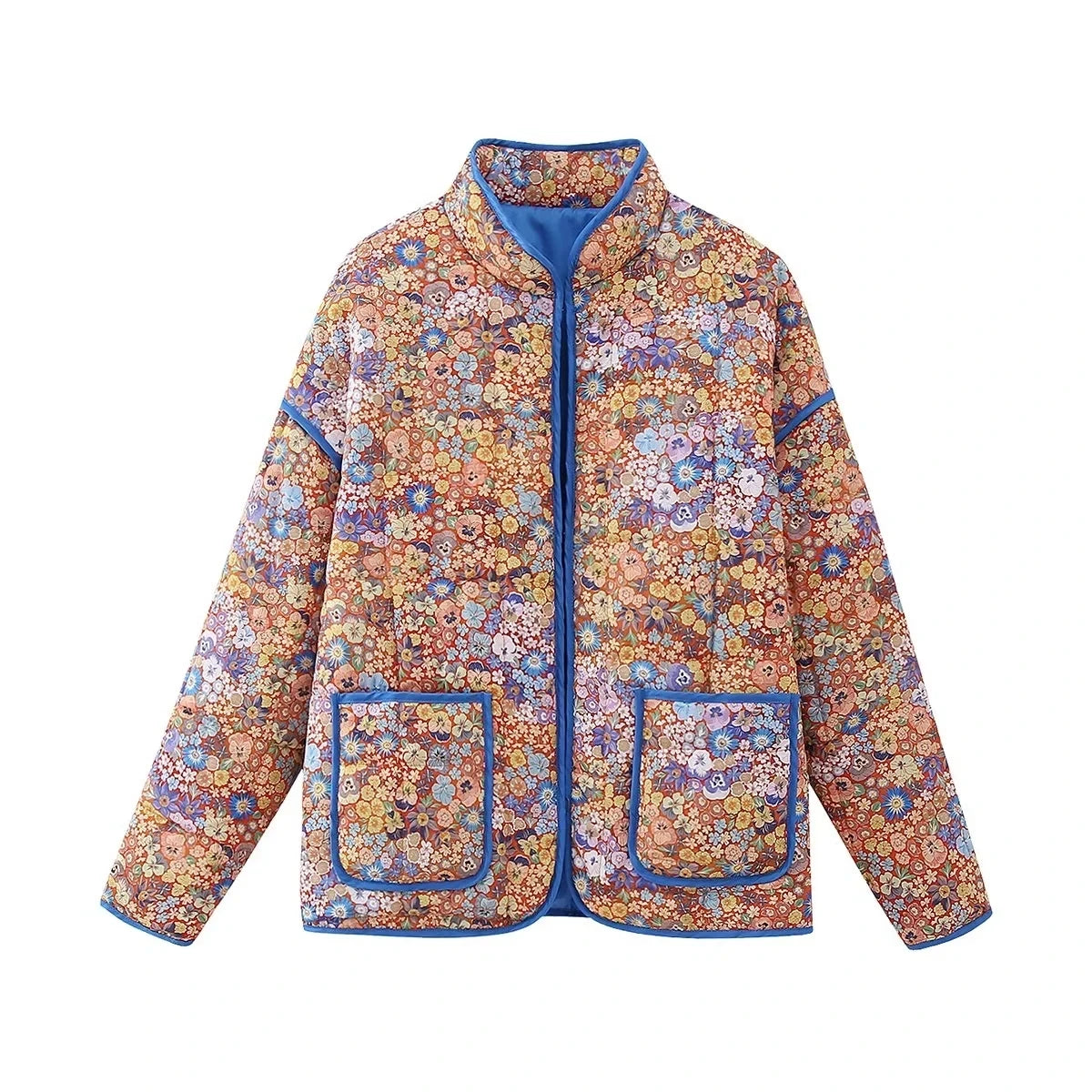 Women's Vintage Print Cotton Coat