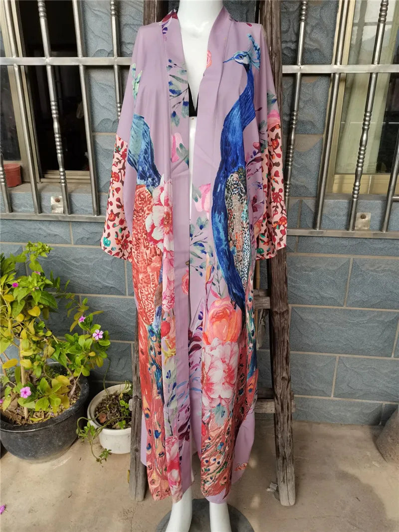 Beautiful KIMONO/PEACOCK