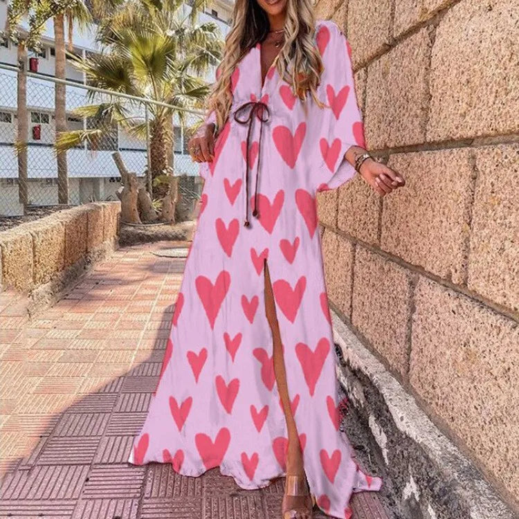 Boho Print Long Dress