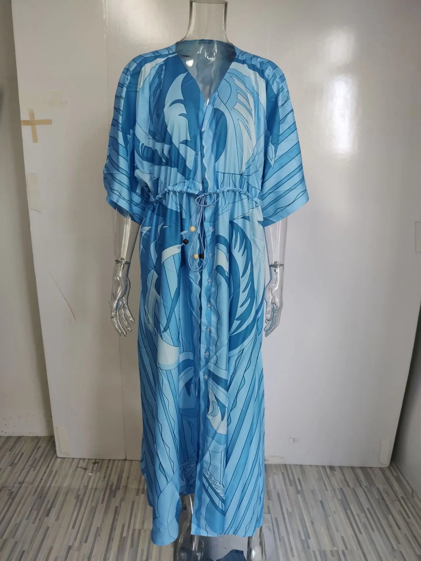 Boho Print Long Dress