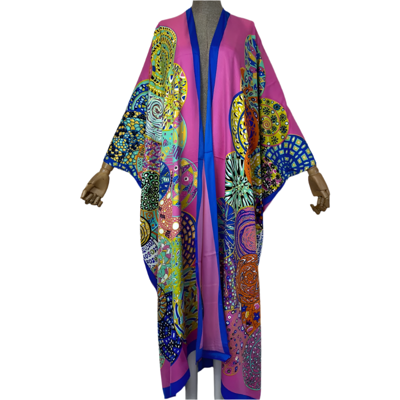 Classic bohemian print kimonos 2 piece sets