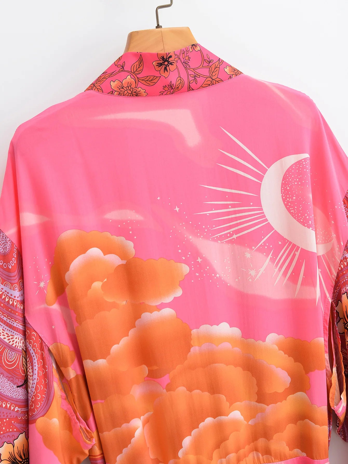 BOHO Moon Print Kimono