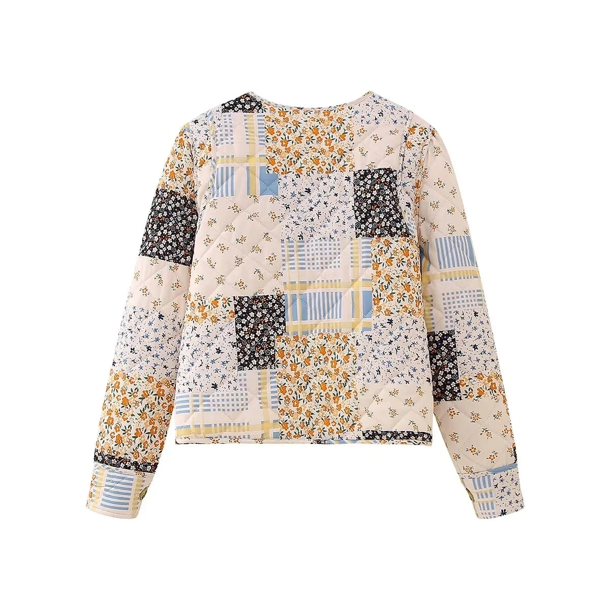 Women's Vintage Print Cotton Coat