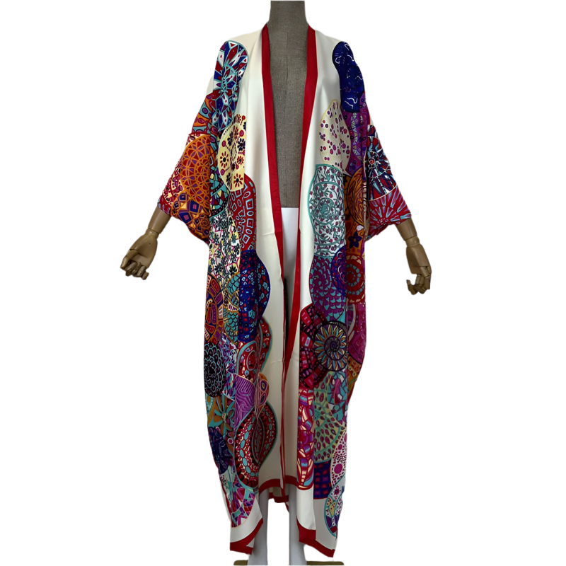 Classic bohemian print kimonos 2 piece sets