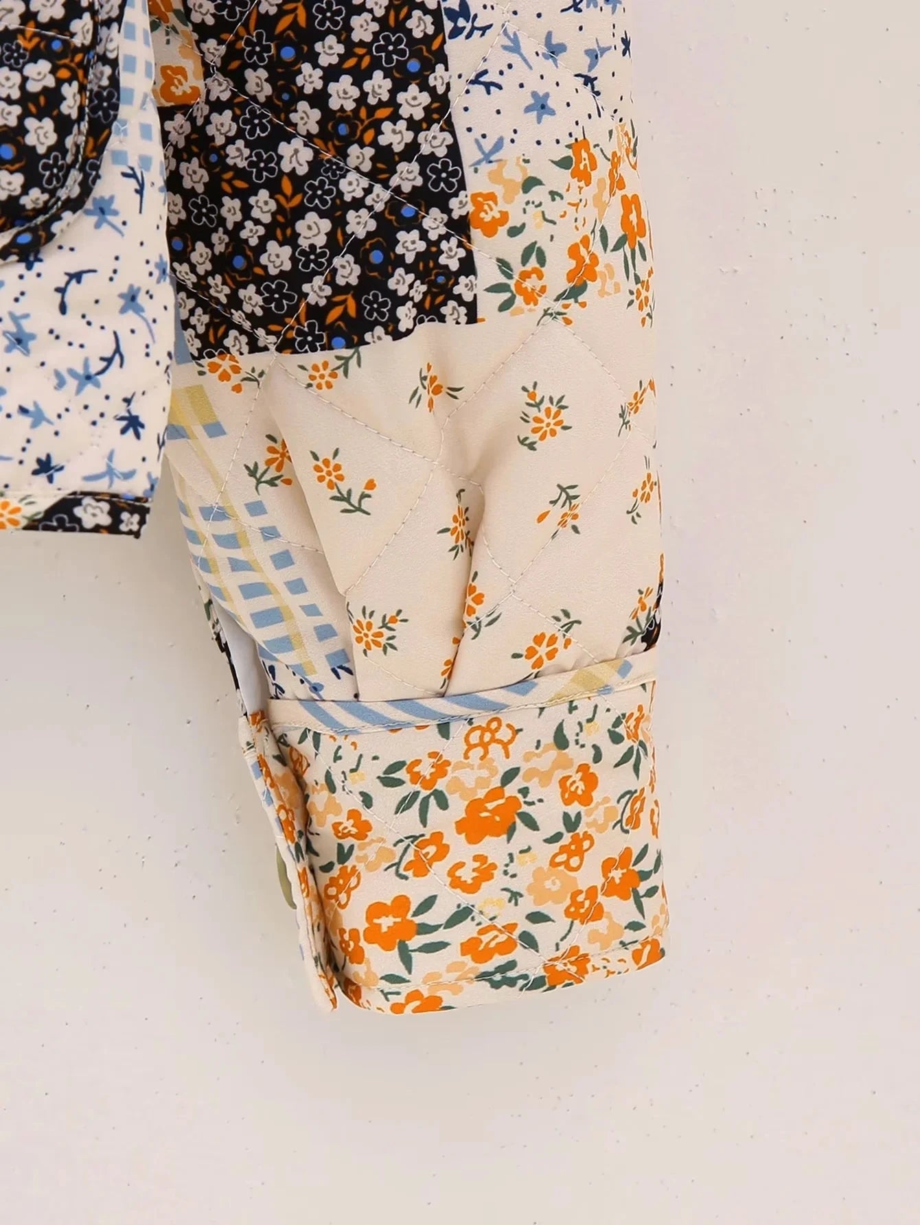 Women's Vintage Print Cotton Coat