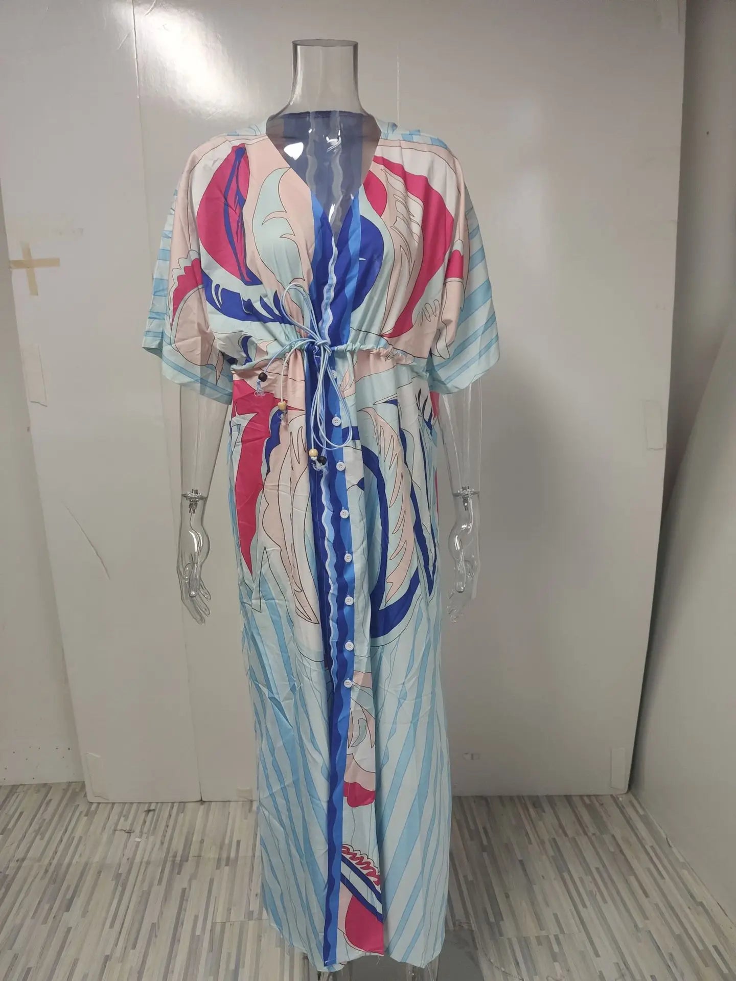 Boho Print Long Dress