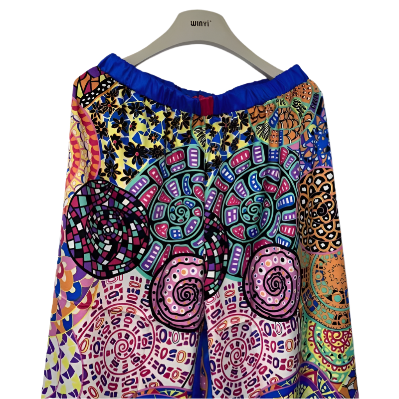 Classic bohemian print kimonos 2 piece sets