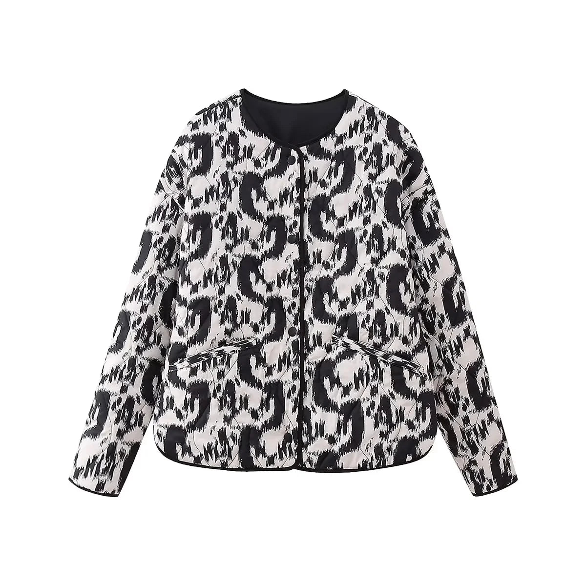 Women's Vintage Print Cotton Coat