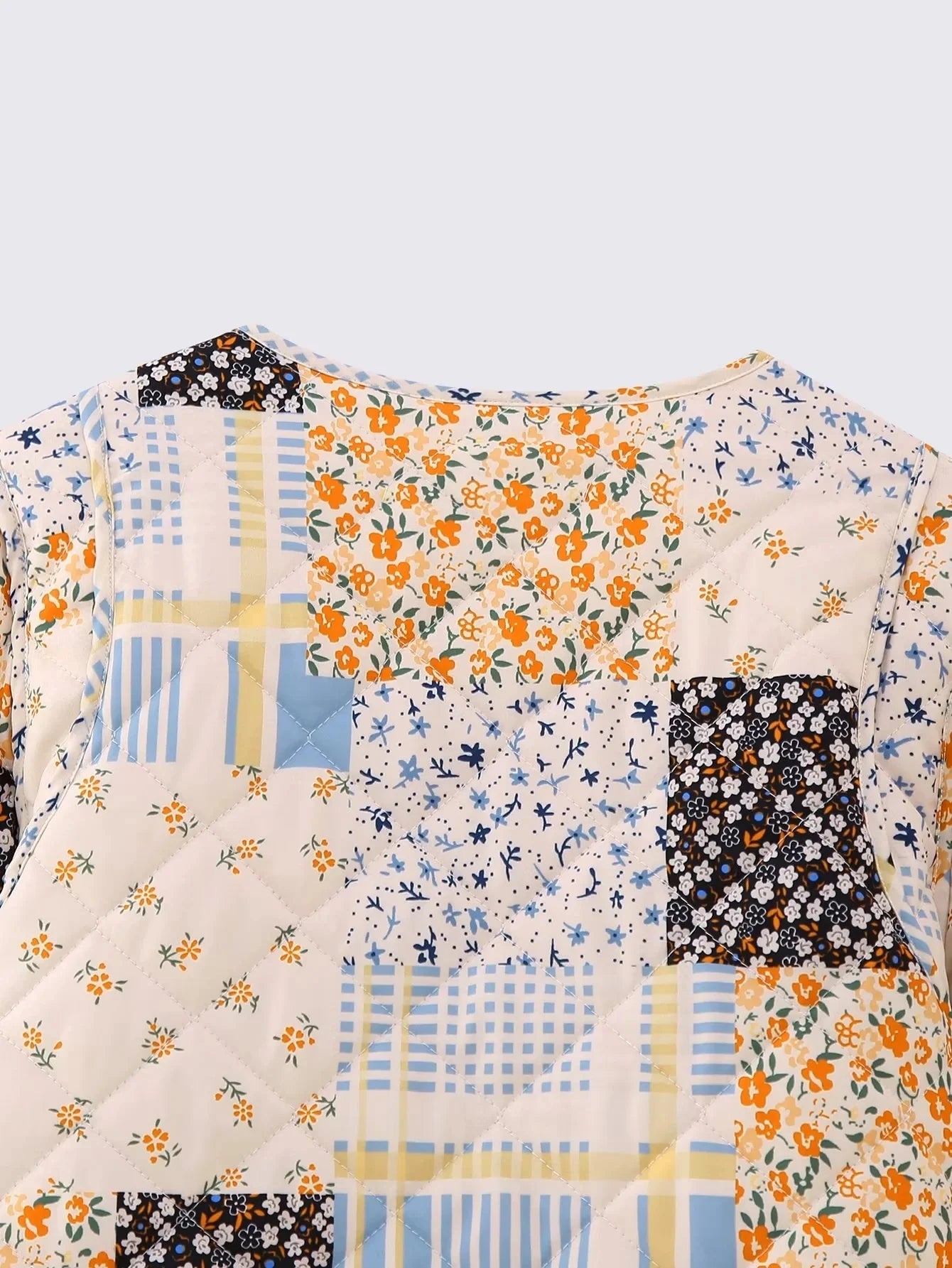 Women's Vintage Print Cotton Coat