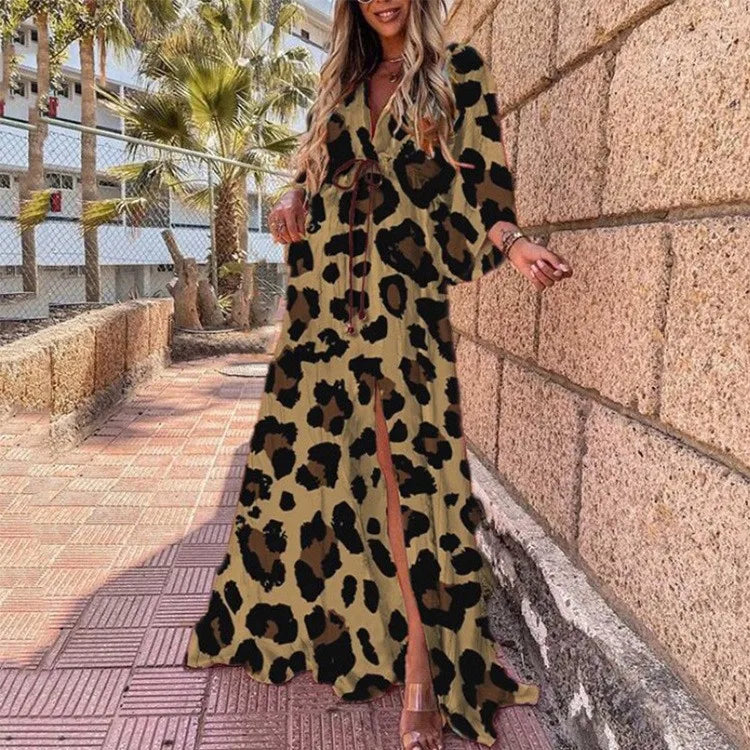 Boho Print Long Dress
