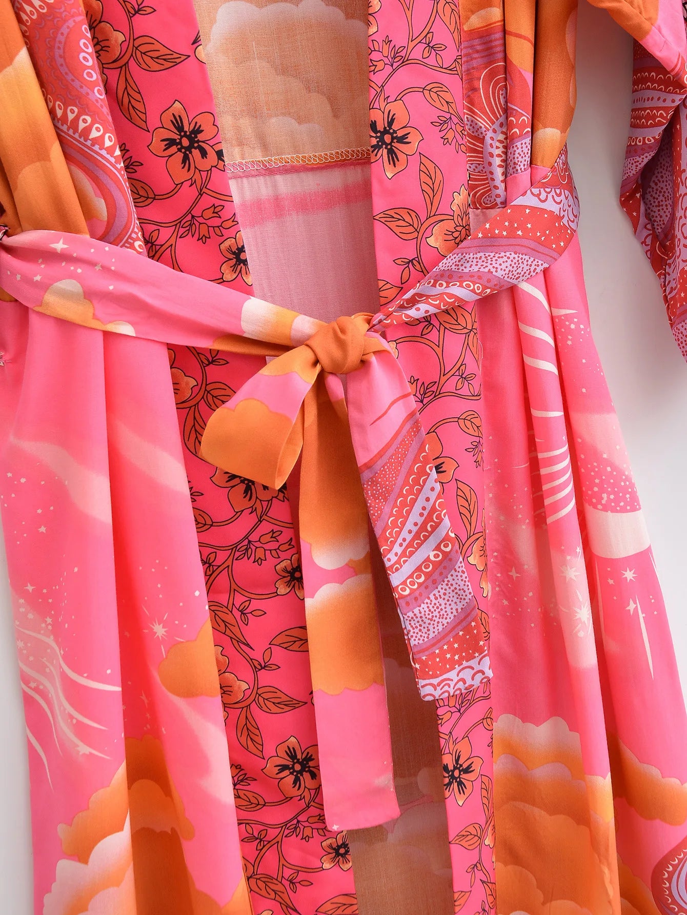 BOHO Moon Print Kimono