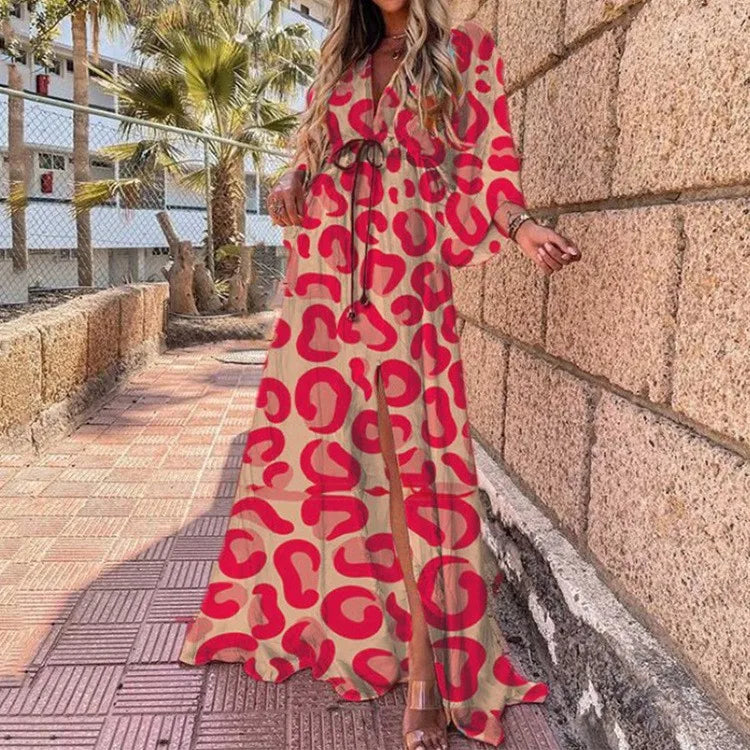 Boho Print Long Dress