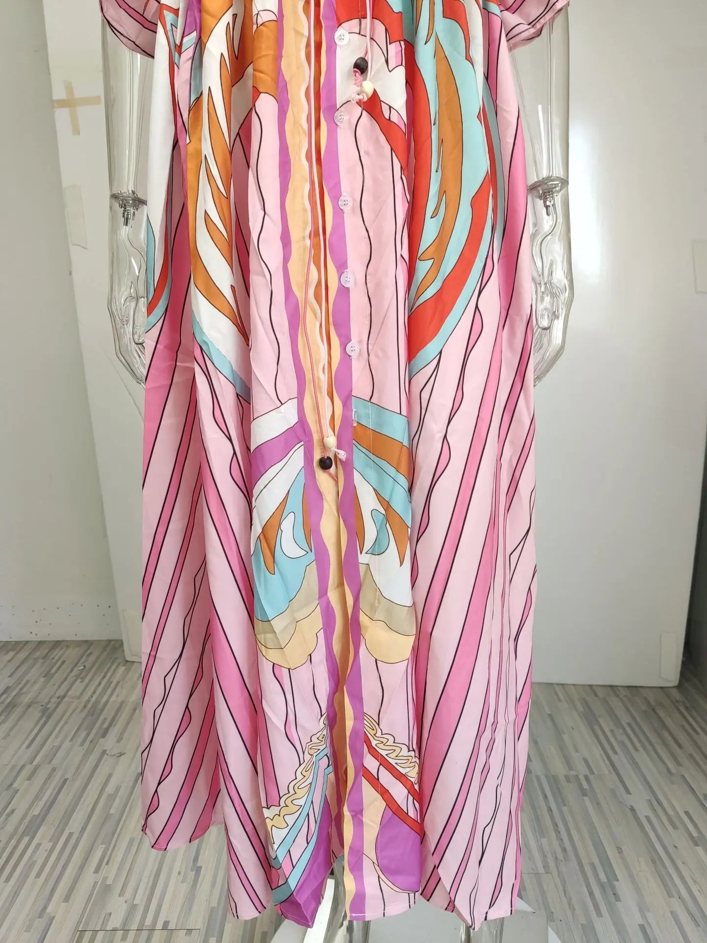 Boho Print Long Dress