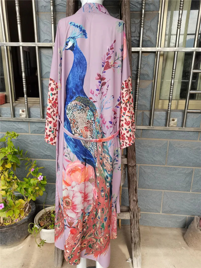 Beautiful KIMONO/PEACOCK