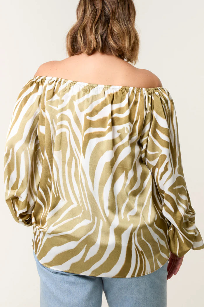 Plus Size Bardot Summer Top