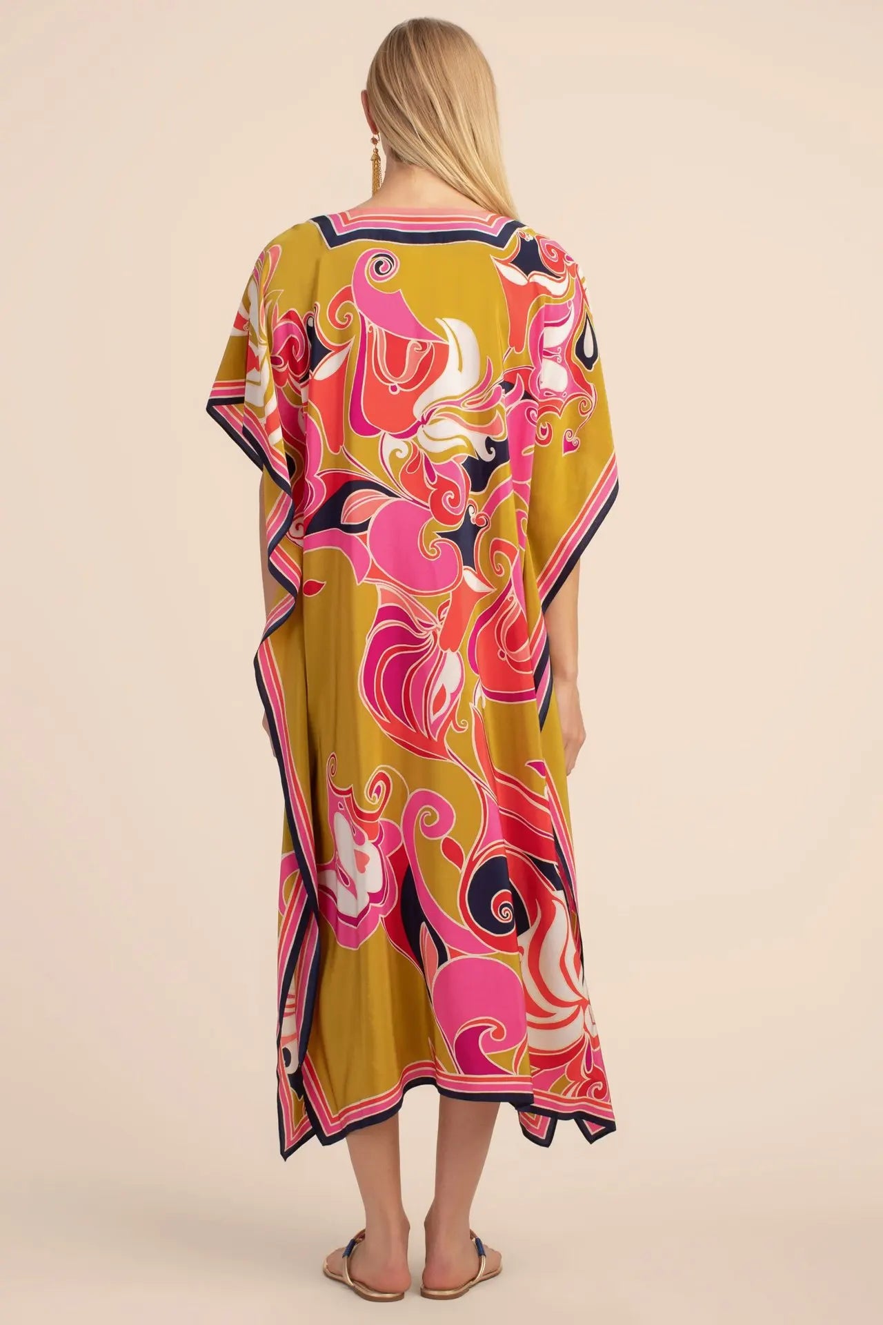Gold And Pink Kaftan