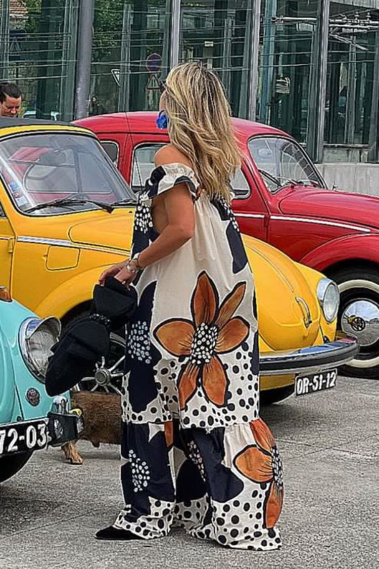 Off Shoulder Maxi