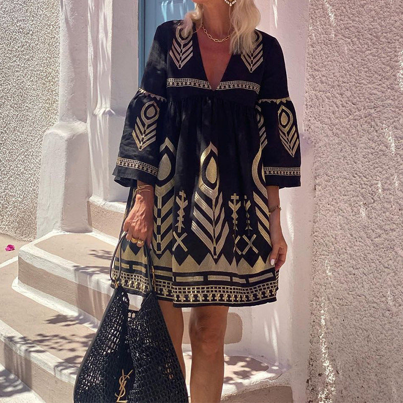 Boho Swing Dress