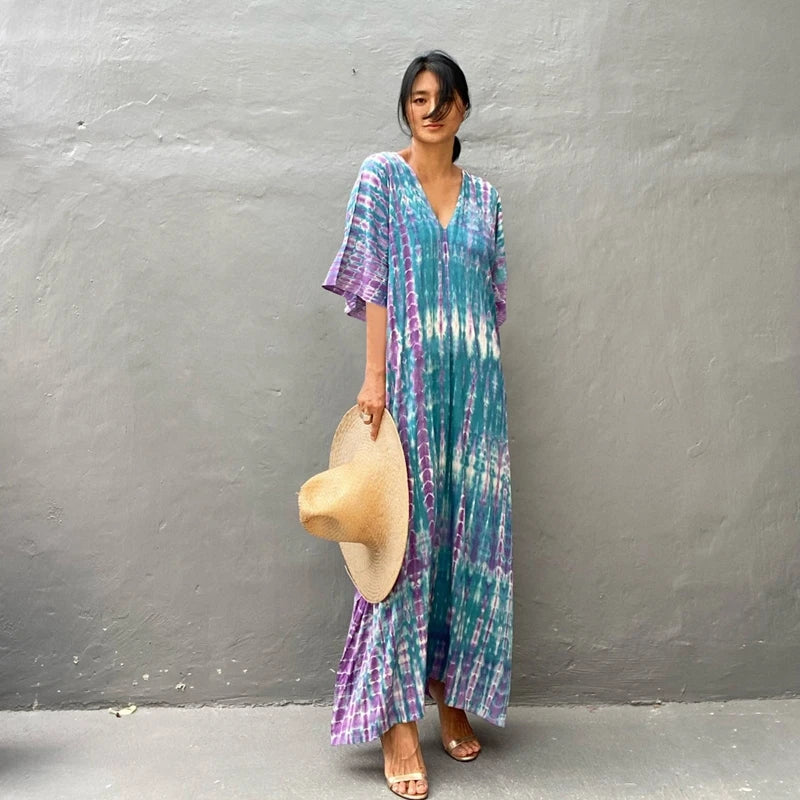 Fantasy Batik Tie Dye Dress