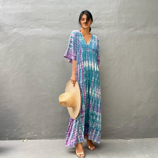 Fantasy Batik Tie Dye Dress