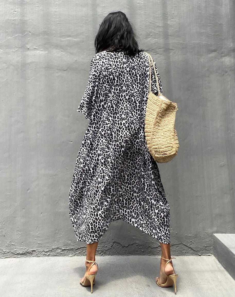 Best Selling. Women Black Tie Dye Kimono