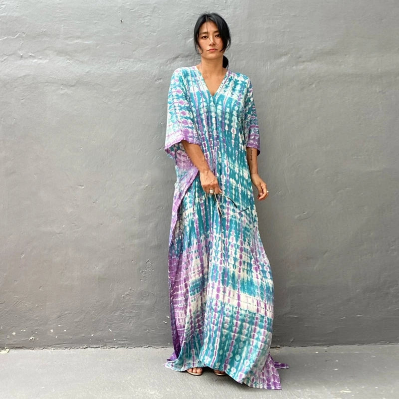 Fantasy Batik Tie Dye Dress