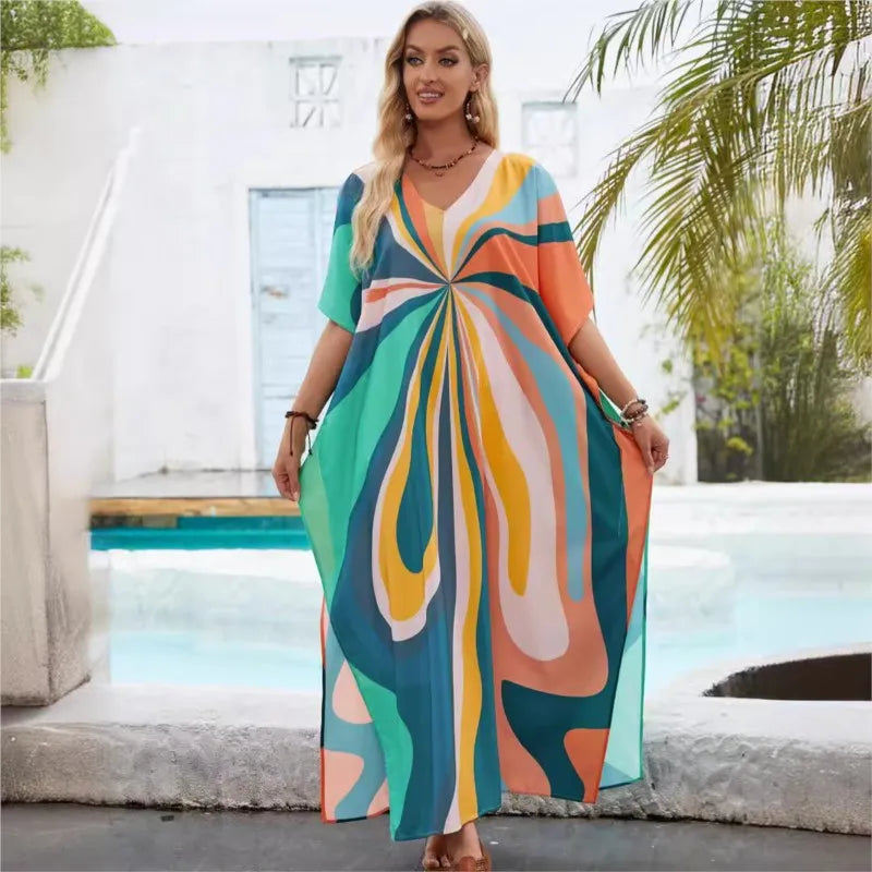 Seventies Patterned Kaftan