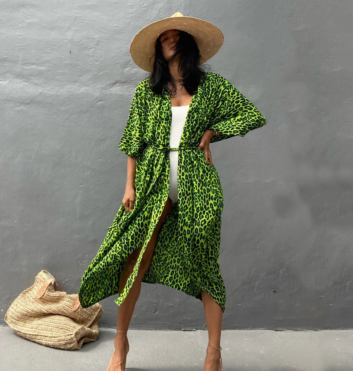 Best Selling. Women Black Tie Dye Kimono