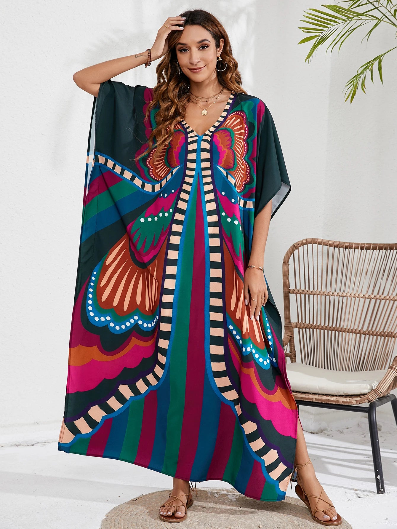 Women s Boho Cover Kaftan