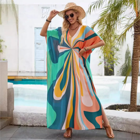 Seventies Patterned Kaftan