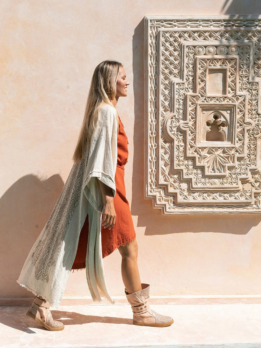 Bohemian Style Linen Summer Coat