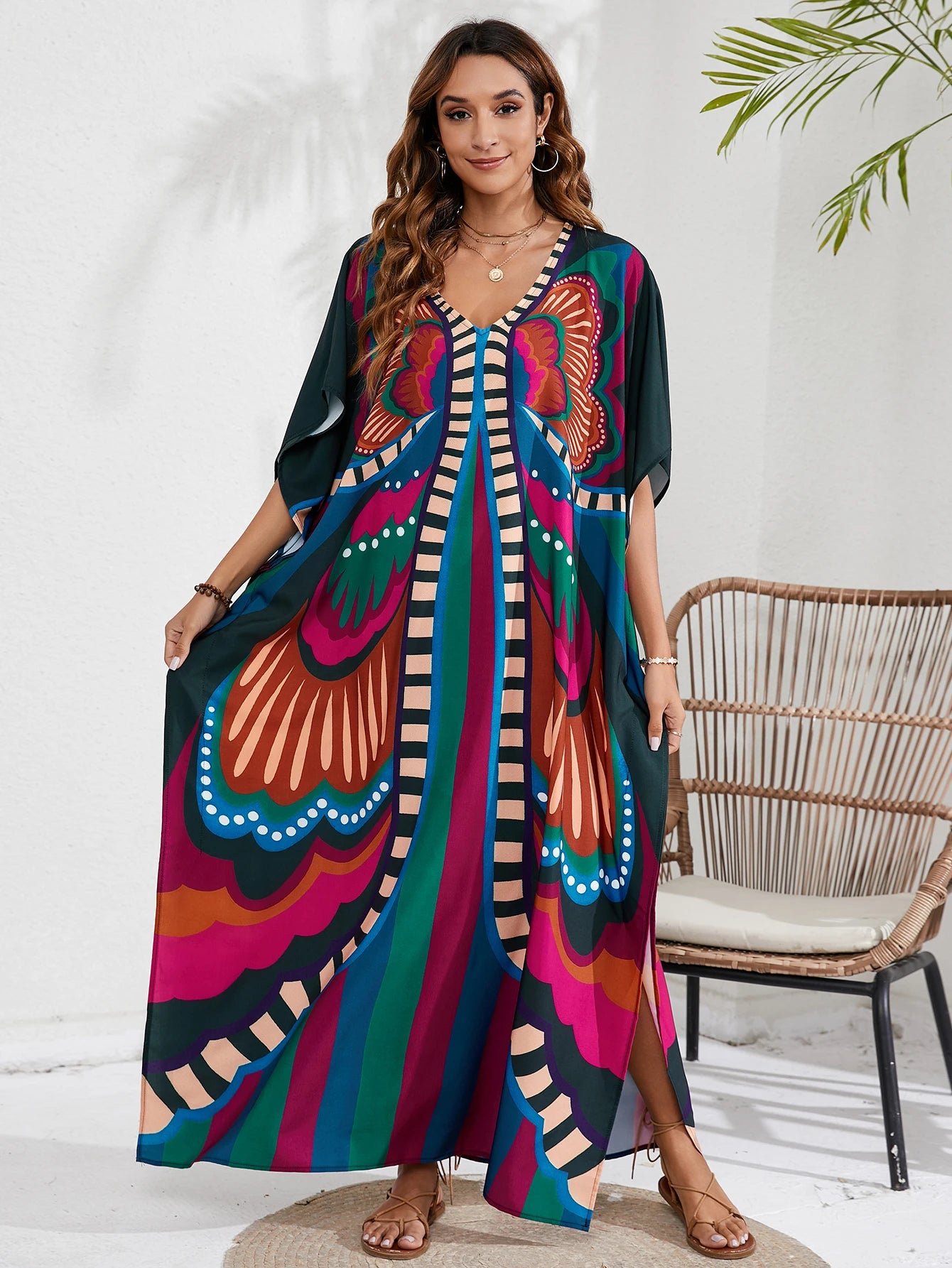 Women s Boho Cover Kaftan
