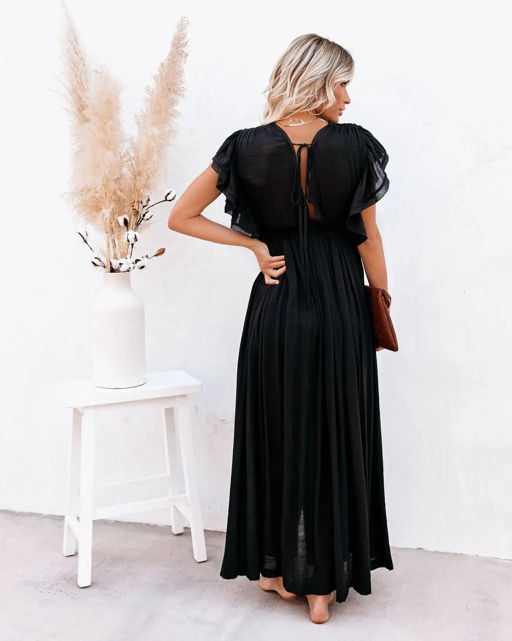 Kimono style boho dress