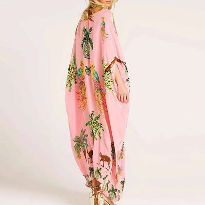Pineapple Kaftan With Sequin Detail