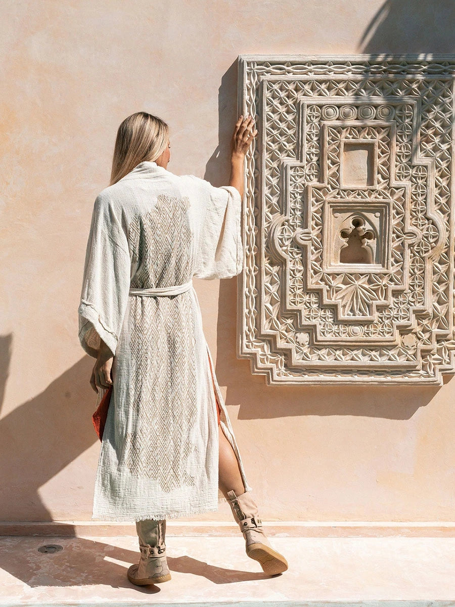 Bohemian Style Linen Summer Coat