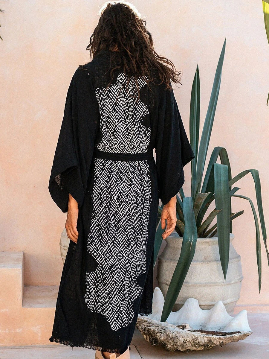 Bohemian Style Linen Summer Coat